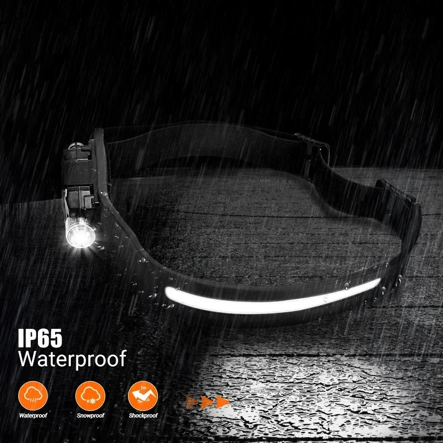 Faro LED Recargable Alta Potencia para Exterior y Pesca