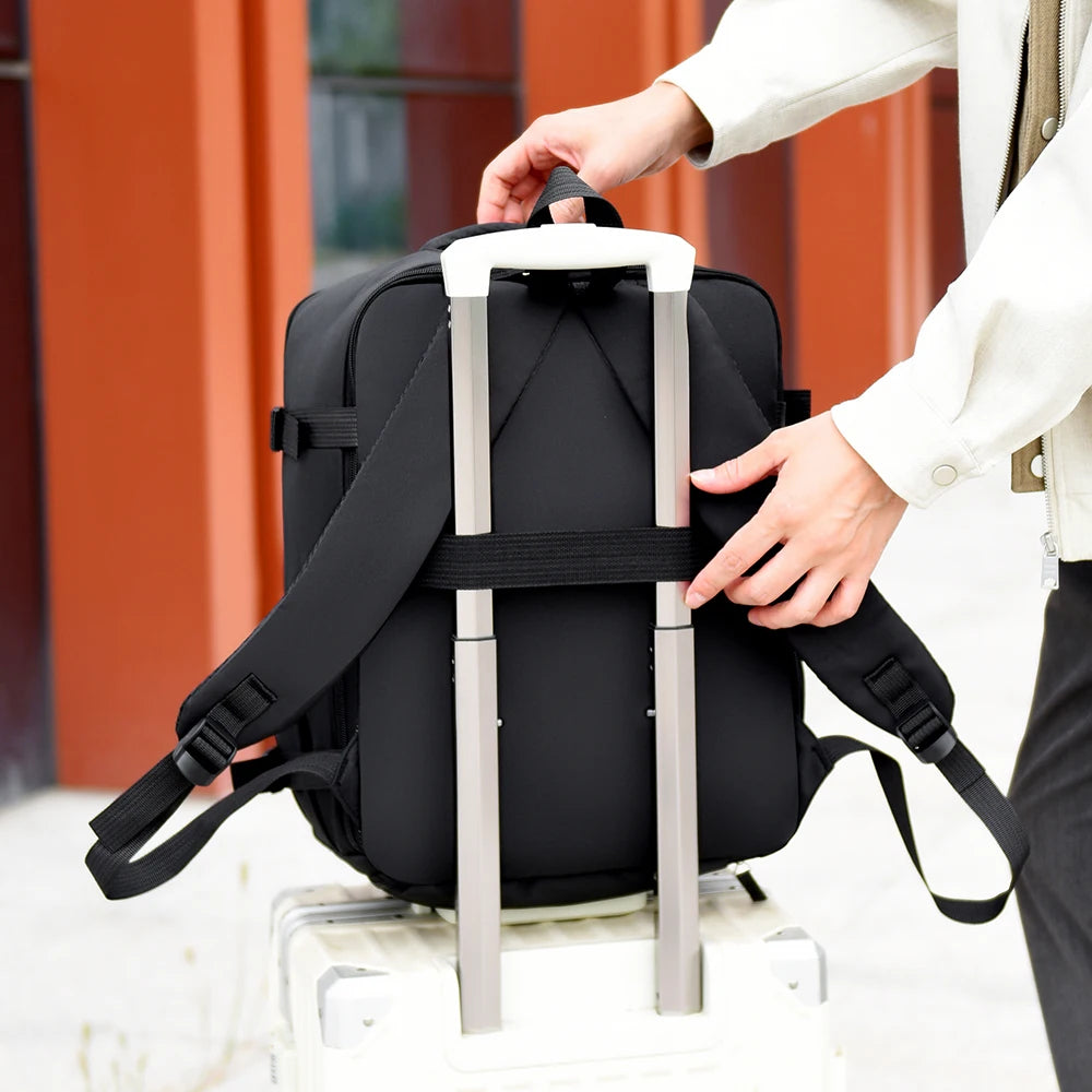 Mochila de Viaje Aprobada por Aerolíneas con Compartimento PC