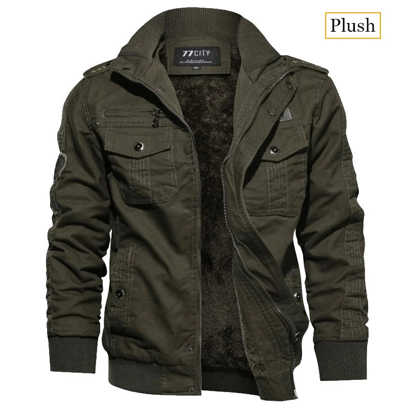 Chaqueta Táctica para Hombre con Múltiples Bolsillos