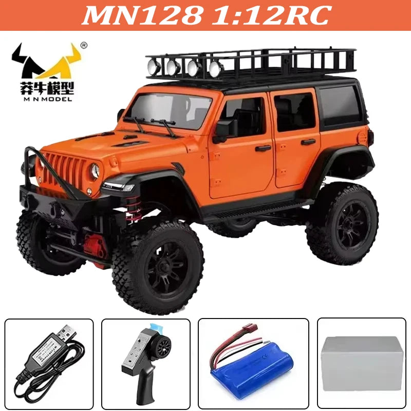 MN82 MN82S Toyota Rc 4x4 Rc CAR 2,4g 1/12 escala completa todoterreno Control remoto coche trepador de control remoto coche de juguete para regalo