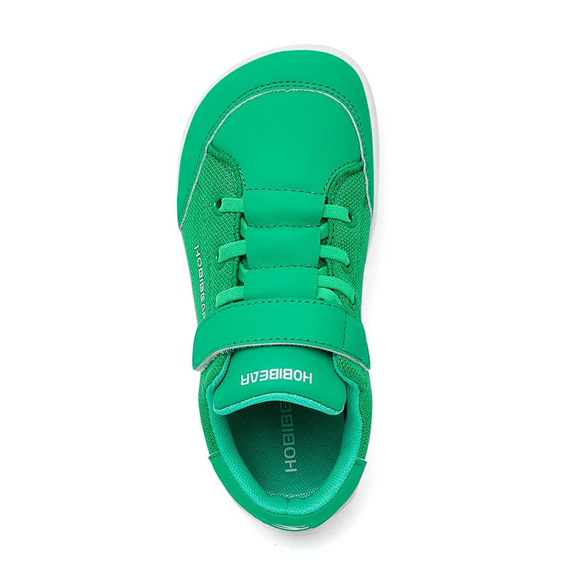 HOBIBEAR Zapatos descalzos de malla para niños y niñas, zapatillas de deporte con punta ancha, zapatos para caminar con caída cero (niño pequeño y grande)