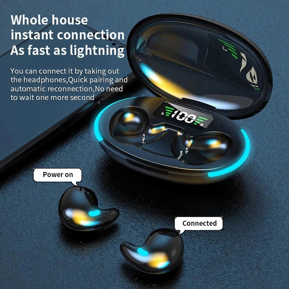 X55 Mini auriculares inalámbricos, cascos con reducción de ruido, Bluetooth 5,3, estéreo, HIFI, música