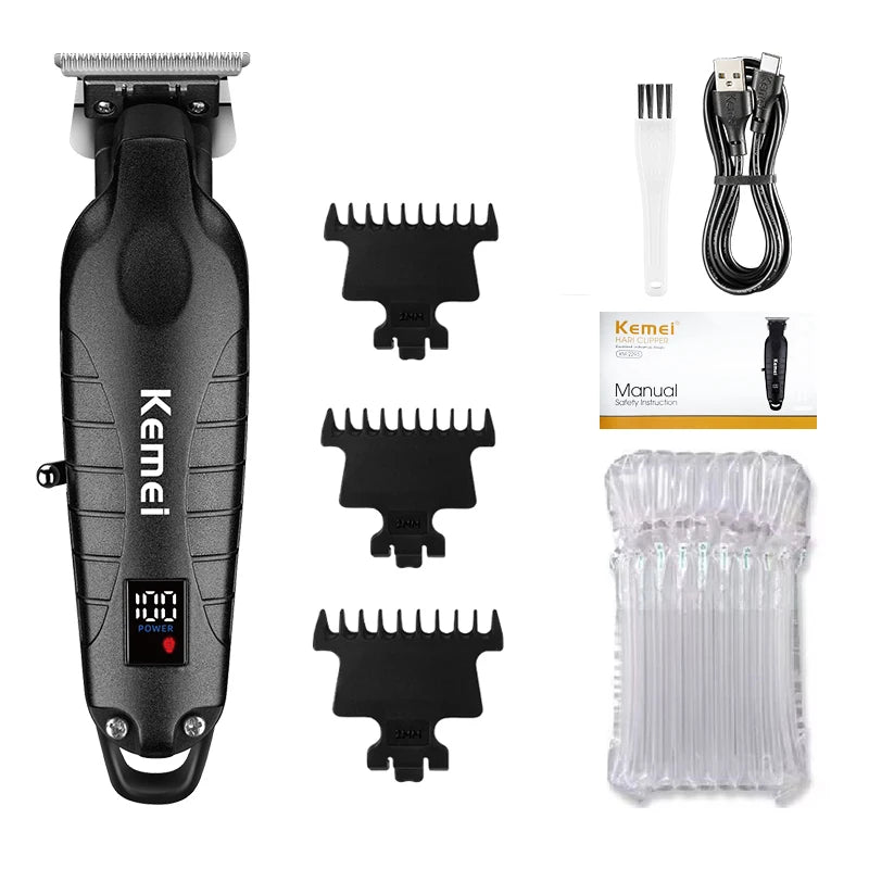 Kit de Cortapelos Profesional, Afeitadora Eléctrica, Modelos KM-2290, KM-2293, KM-1102