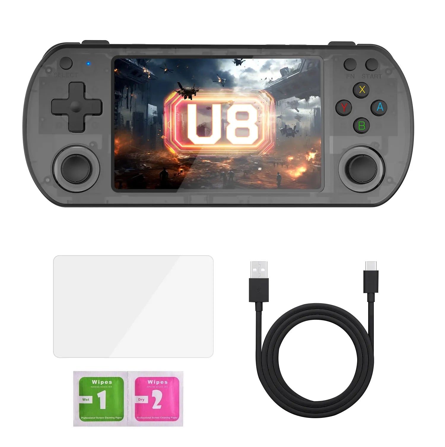 Consola de Videojuegos Retro U8, Pantalla IPS de 4.0 Pulgadas, 64G o 128G