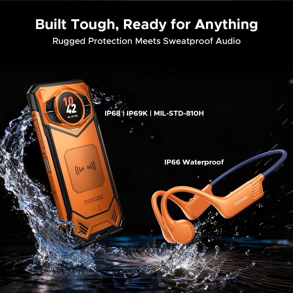 DOOGEE S200E 5G | Celular Resistente 256GB + 48GB RAM + Batería 10100mAh