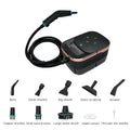 Limpiador a vapor portátil de alta temperatura de 2500W para aire acondicionado, campanas de cocina, coches, suelos y más.