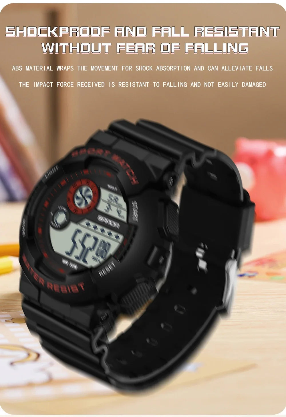 Reloj Digital LED SANDA Deportivo para Mujer