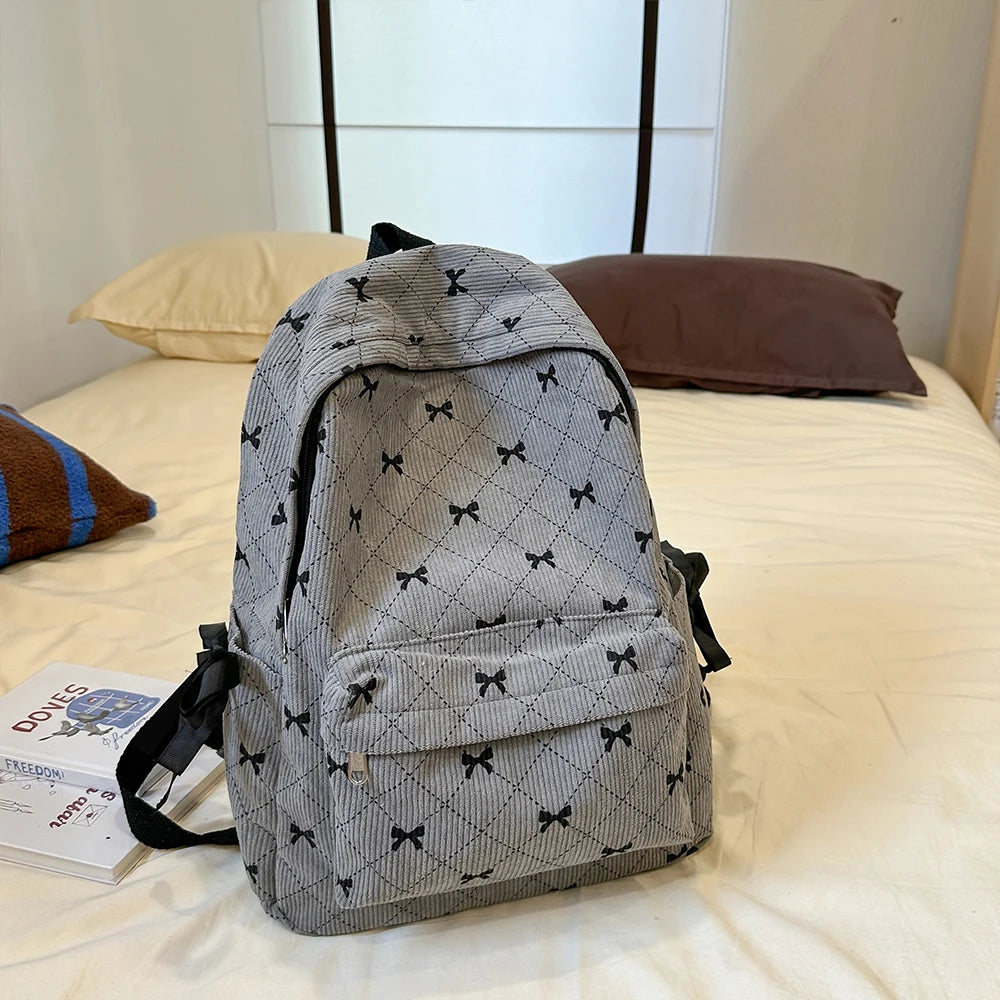 Mochila de Pana para Estudiantes Universitarios y Secundaria