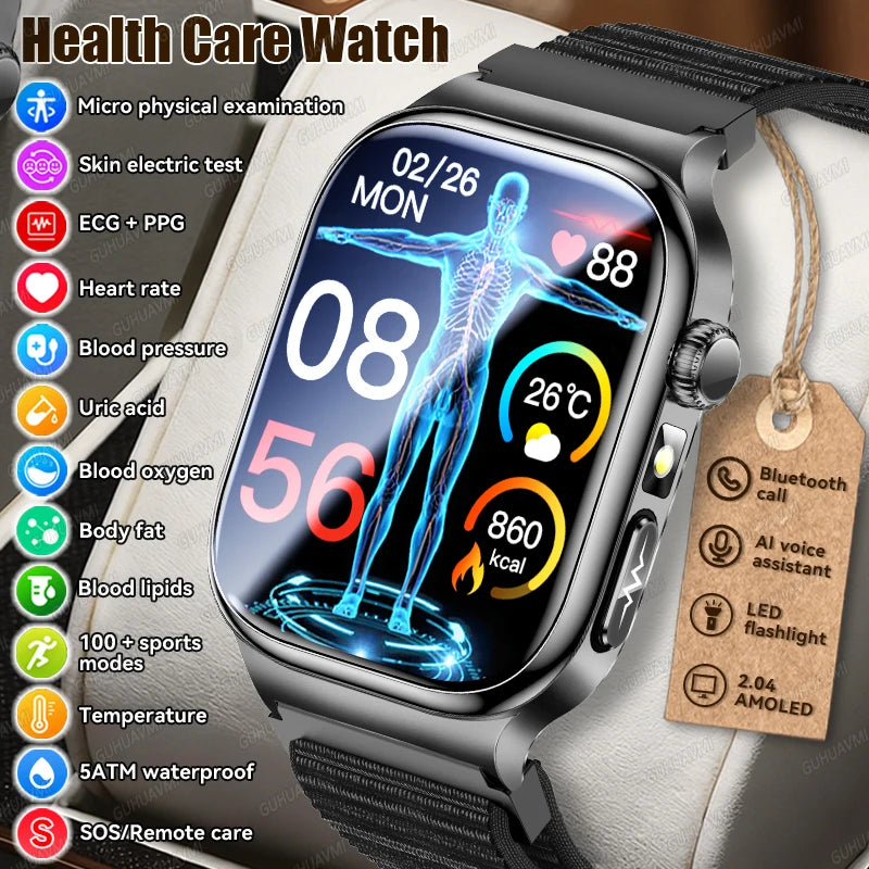 Reloj Inteligente Salud ECG+PPG Bluetooth