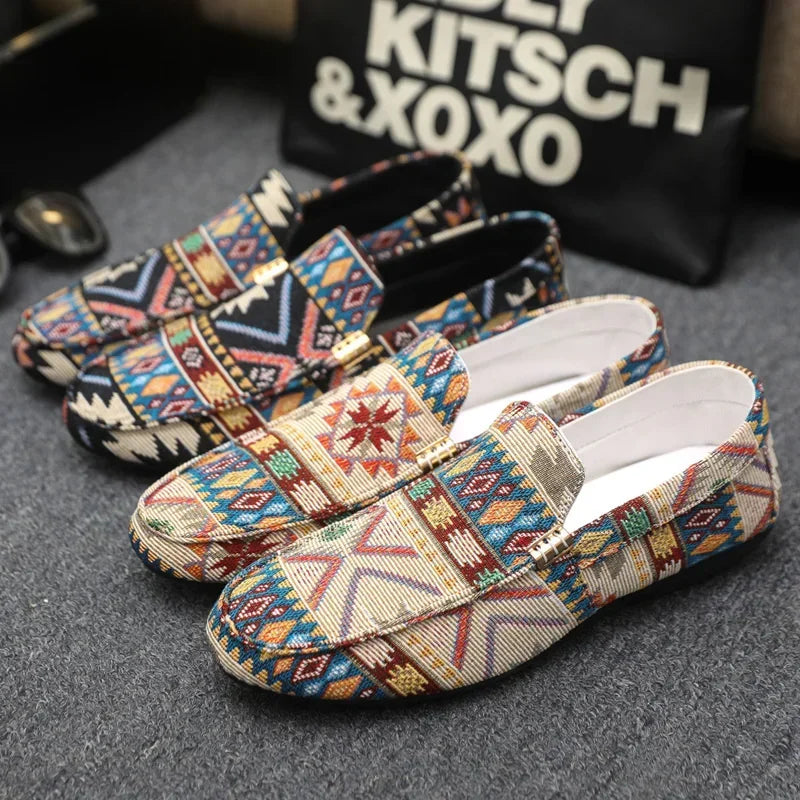 Zapatos informales de verano para hombre, mocasines transpirables para hombre, zapatos perezosos, zapatillas cómodas para caminar, zapatos planos antideslizantes para conducir