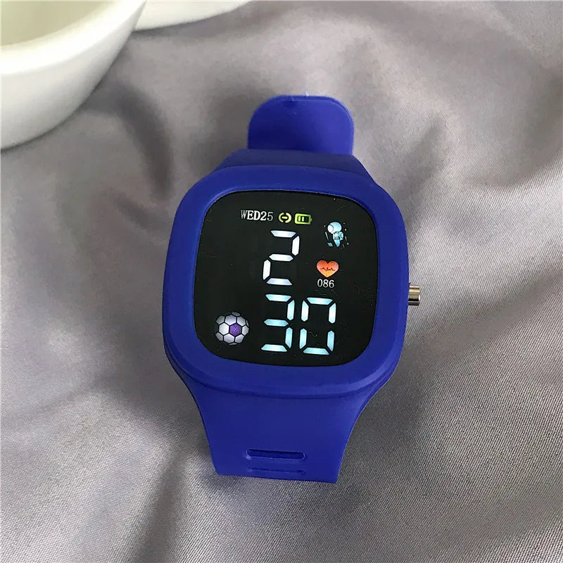 Reloj Deportivo Digital LED de Silicona Niños