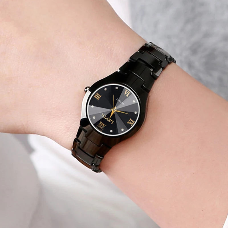 YIKAZE Reloj de Cuarzo de Lujo para Parejas