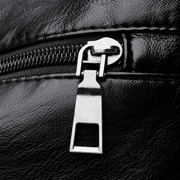 Bolso bandolera negro, bolso de hombro de viaje con correas ajustables y compartimento con cremallera, bolso de hombro adecuado para diferentes