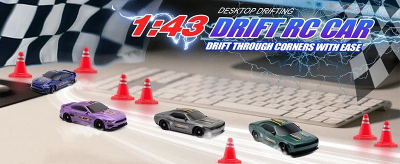 Auto RC de Deriva 4WD Mini Alta Velocidad con Giroscopio