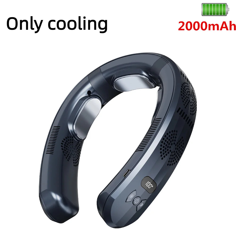Ventilador de cuello portátil recargable USB 6000mAh