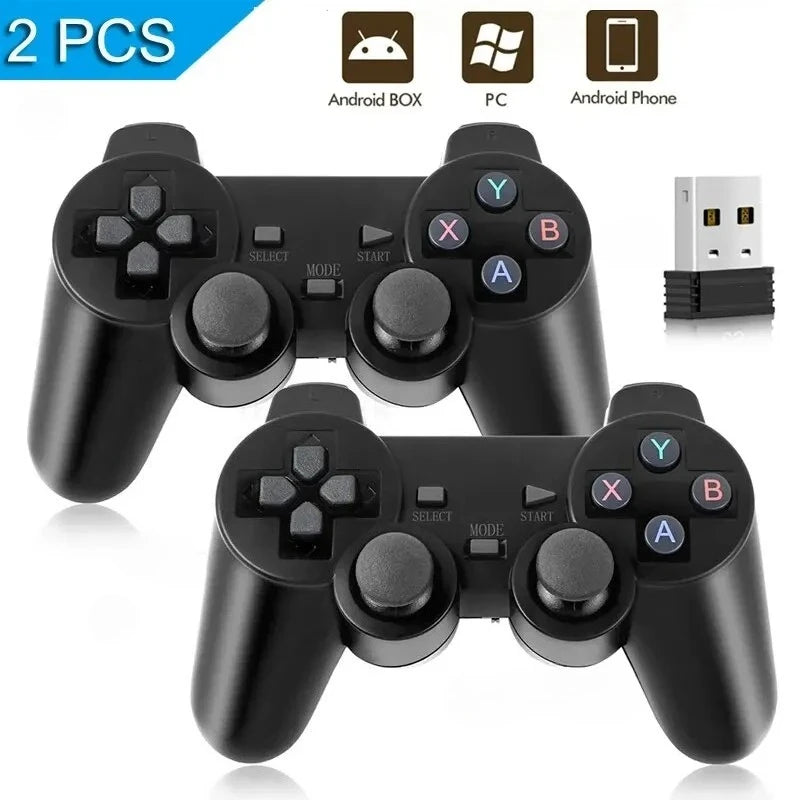 Controlador de Juegos Inalámbrico de 2.4GHz, 1PC/2PCS, Joystick USB para PC, Android TV, Teléfono, Consola de Juegos
