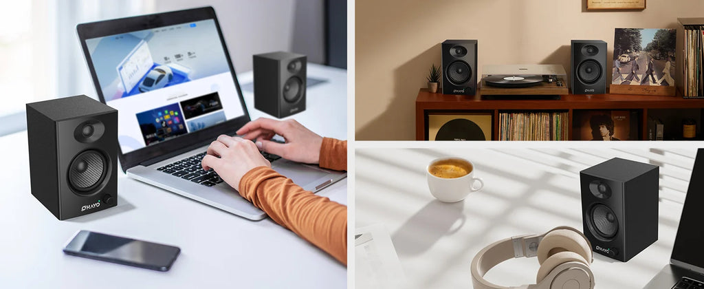 OHAYO Altavoces de Estantería Activos 60W Bluetooth