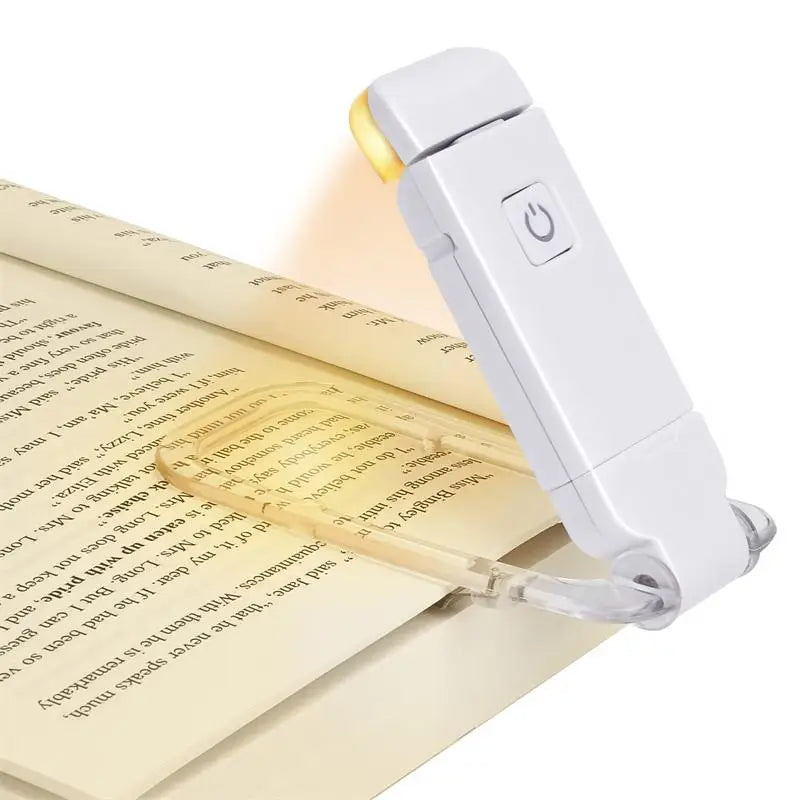 Mini Luz de Lectura LED con Clip, Brillo Ajustable