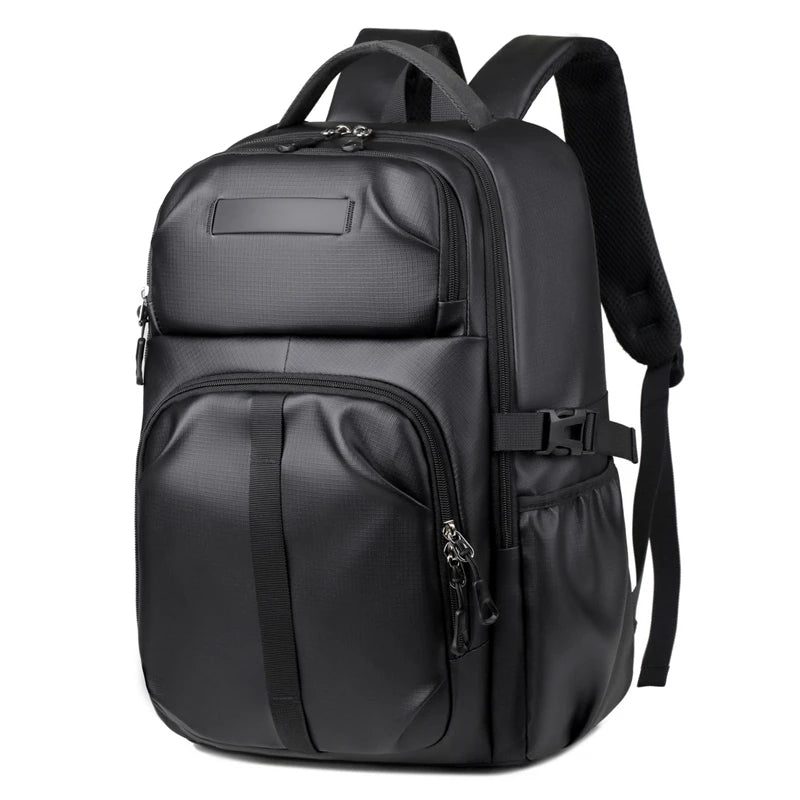 Mochila de negocios, mochila para portátil, bolsa de viaje, negra, gran capacidad, adecuada para diferentes escenarios
