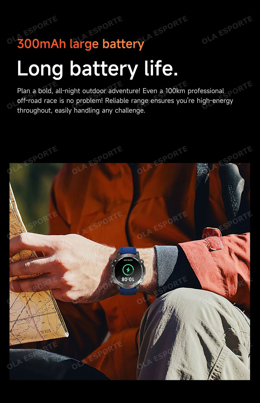 Reloj Inteligente GPS Doble Banda GNSS Militar