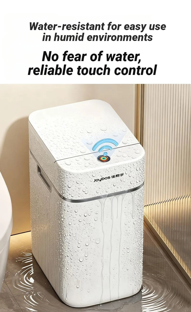 Papelera inteligente Joybos con sensor de movimiento y tapa automática, 12 L
