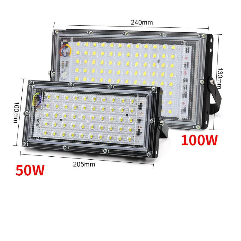 Reflector LED para Exteriores 50W 100W 150W IP65 220V