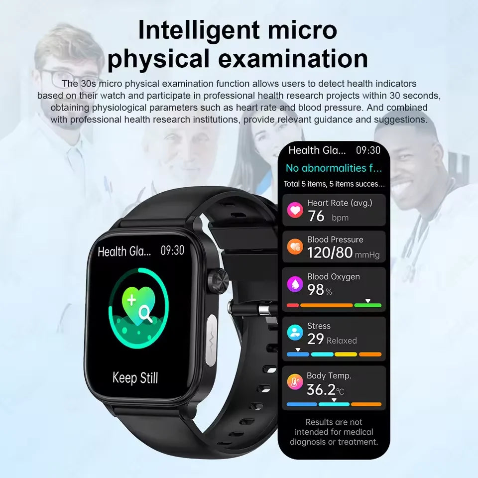 Reloj Inteligente ECG Diagnóstico de Salud IA