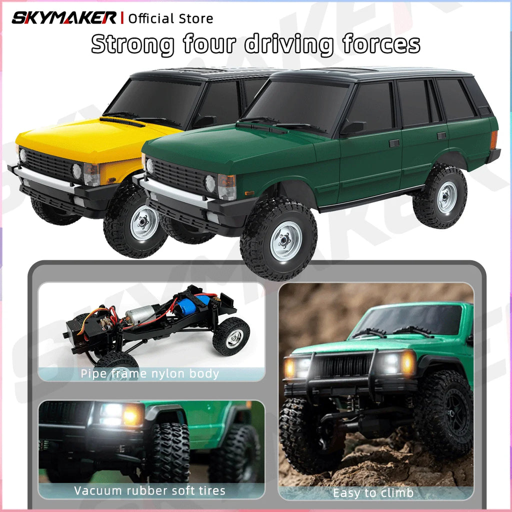 LDRC LD18401 RC coche 1/18 todoterreno 4WD Drive acelerador proporcional completo de alta resistencia escalada RC coche remoto juguetes para niños