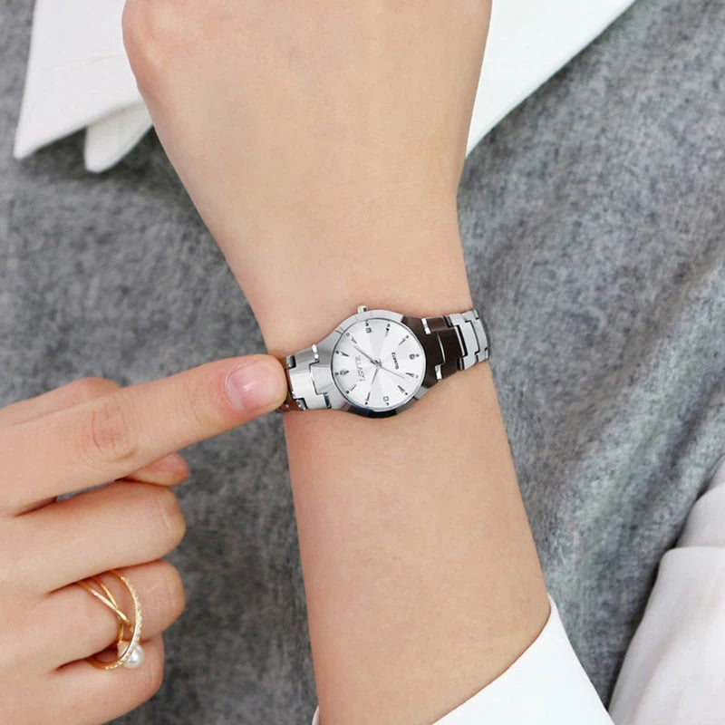 Reloj de Pareja YIKAZE Acero Inoxidable Resistente Agua