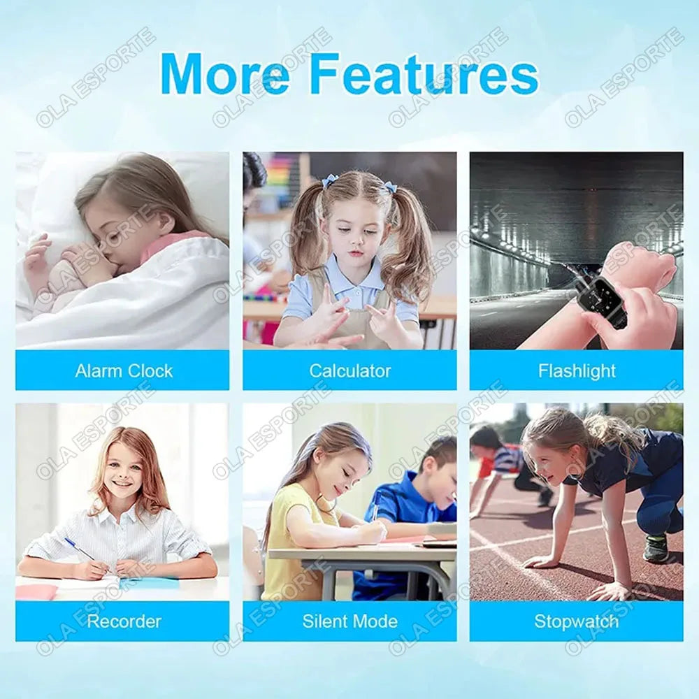 Reloj Inteligente GPS para Niños 2026, con Tarjeta SIM 2G, Llamada SOS, Cámara, Resistente al Agua, Regalo para Niños, Compatible con iOS y Android