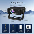 Proyector XNANO GT350 con Google TV, 600 ANSI, Resolución Nativa 1080P, WiFi, Bluetooth, Enfoque Automático, Keystone, Chromecast, HDR10+, Cine en Casa