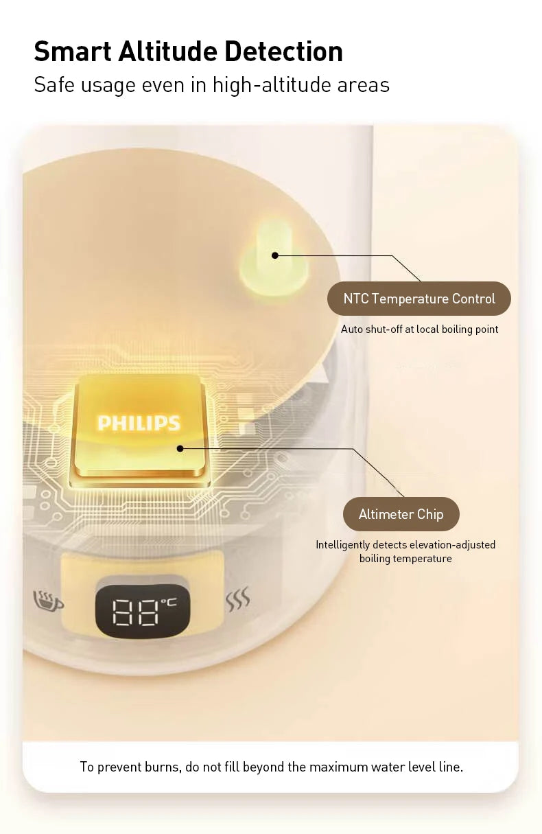 Taza Calefactora Eléctrica Portátil 400ml con 5 Niveles de Temperatura