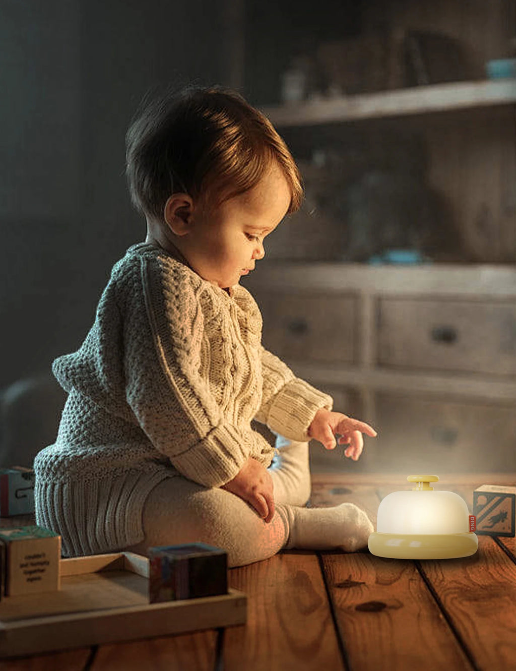 Luz nocturna Kawaii, bonita lámpara decorativa de escritorio, luz nocturna para bebé, lámpara de noche portátil, recargable por USB, regalo de cumpleaños para niños