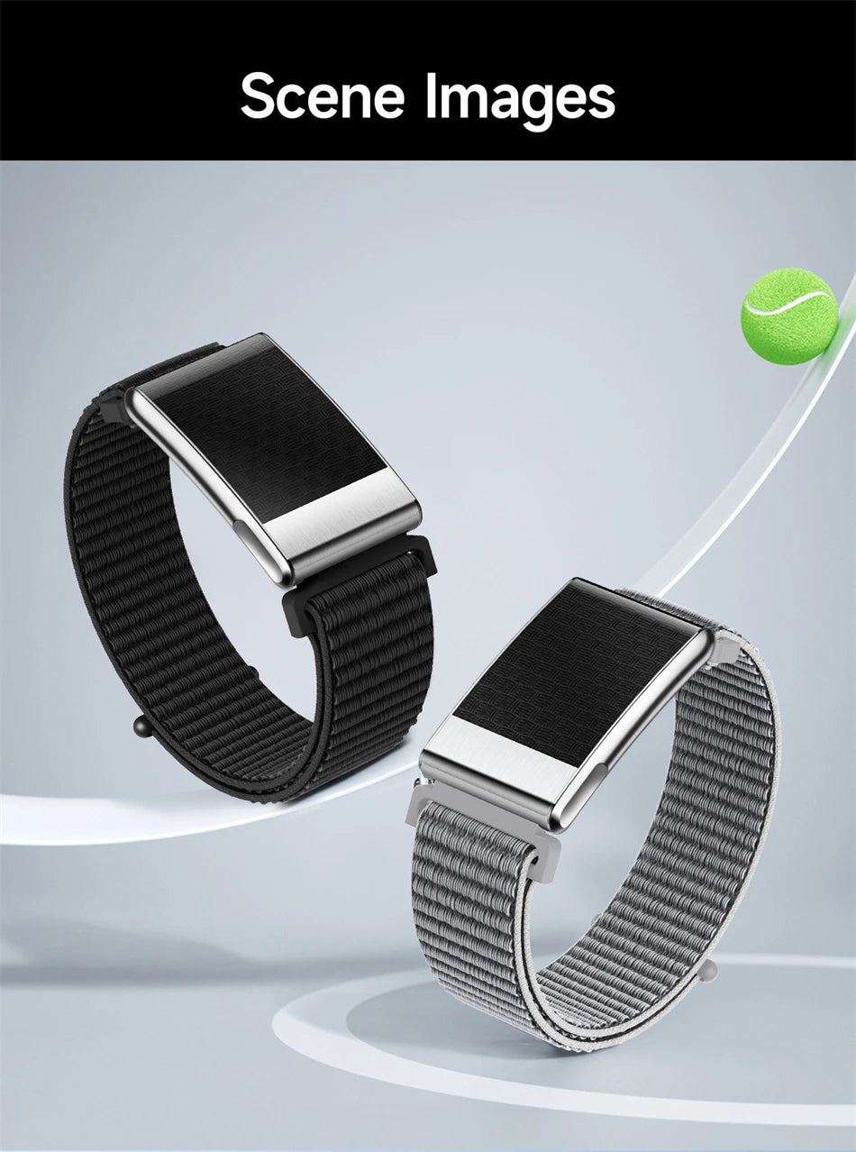 Pulsera inteligente ECG con monitor de salud, frecuencia cardíaca y ácido úrico, IP68