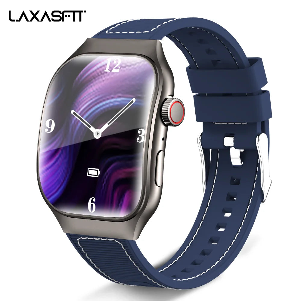 Reloj inteligente LAXASFIT con pantalla curva de 2,01 pulgadas para hombre, Bluetooth 5,3, llamada HD, múltiples modos deportivos, reloj inteligente para mujer, regalos de vacaciones