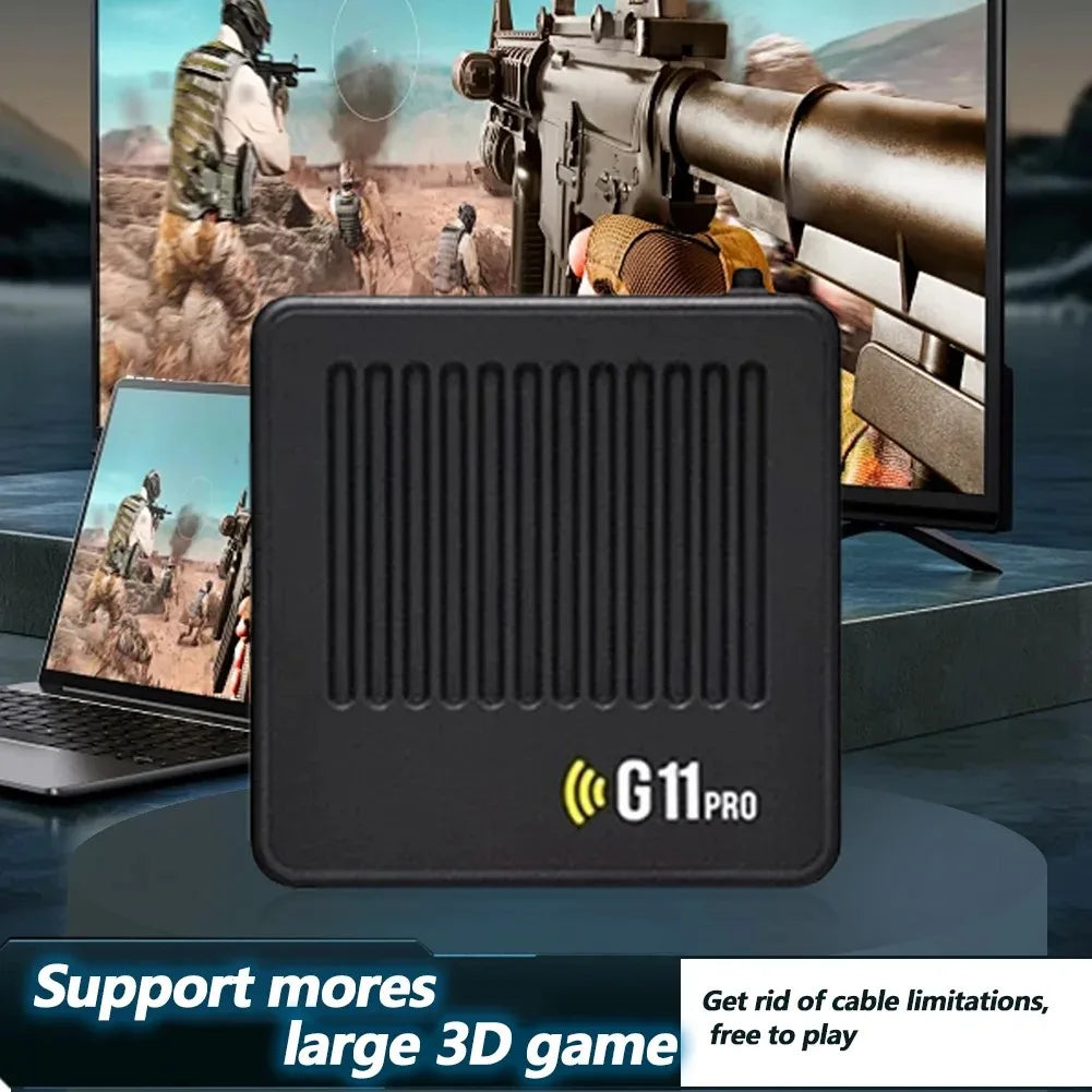 Consola de juegos G11 Pro 4K HD Android 9.0 Sistema dual TV Game Box 64G/128G Integrada con más de 60000 juegos retro Consola de videojuegos con mando inalámbrico