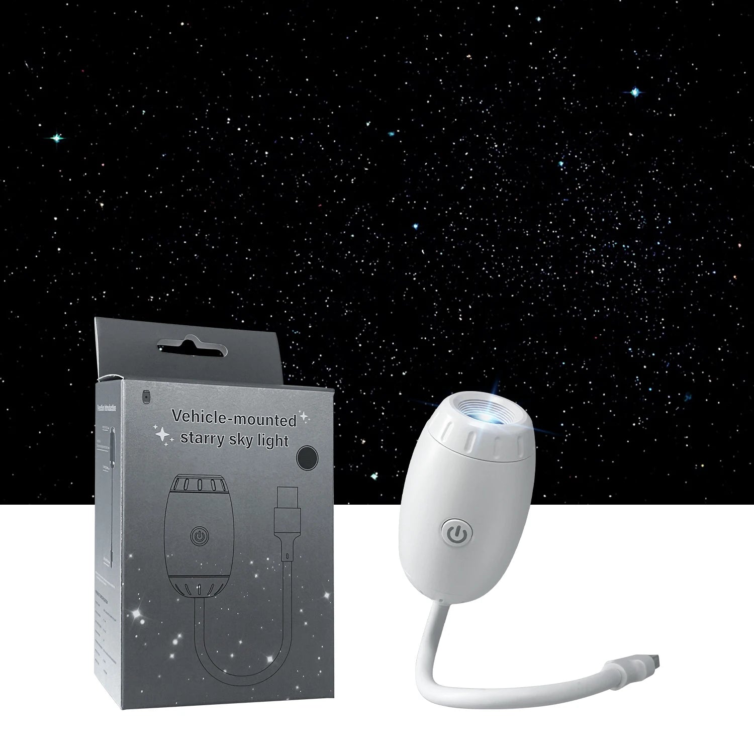 Proyector LED Galaxia Saturno USB Decoración Interior