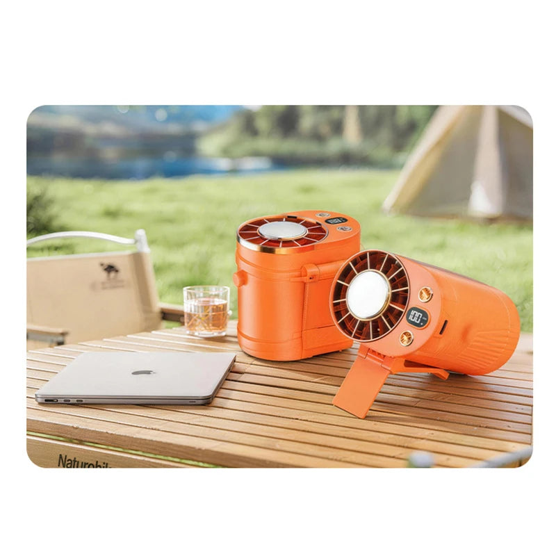 Ventilador de Cintura Portátil con Clip para Deportes y Viajes