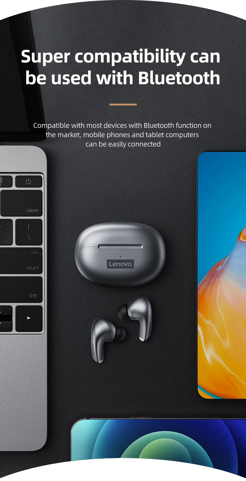 Auriculares Lenovo LP5 TWS Bluetooth Inalámbricos con Micrófono
