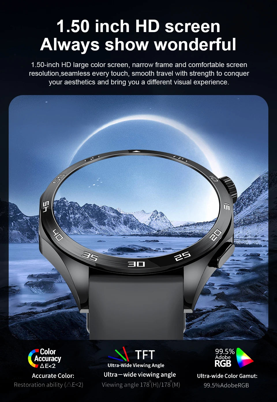 Reloj Inteligente Bluetooth ECG Salud