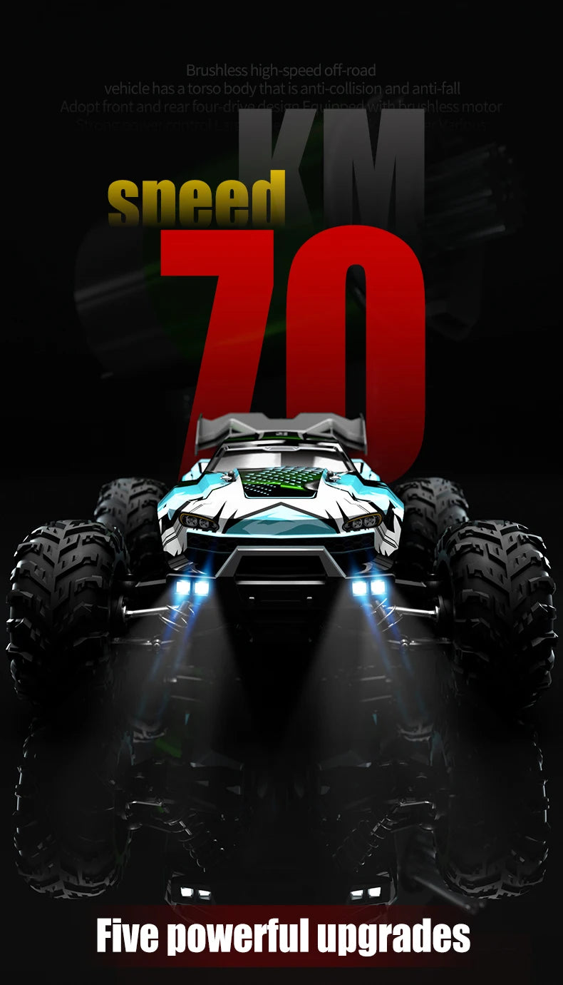Teeggi 16101 /16102 PRO 1:16 70 KM/H carreras de deriva de alta velocidad SG116 MAX 4WD RC coche todoterreno monstruo camión juguetes para regalo de chico