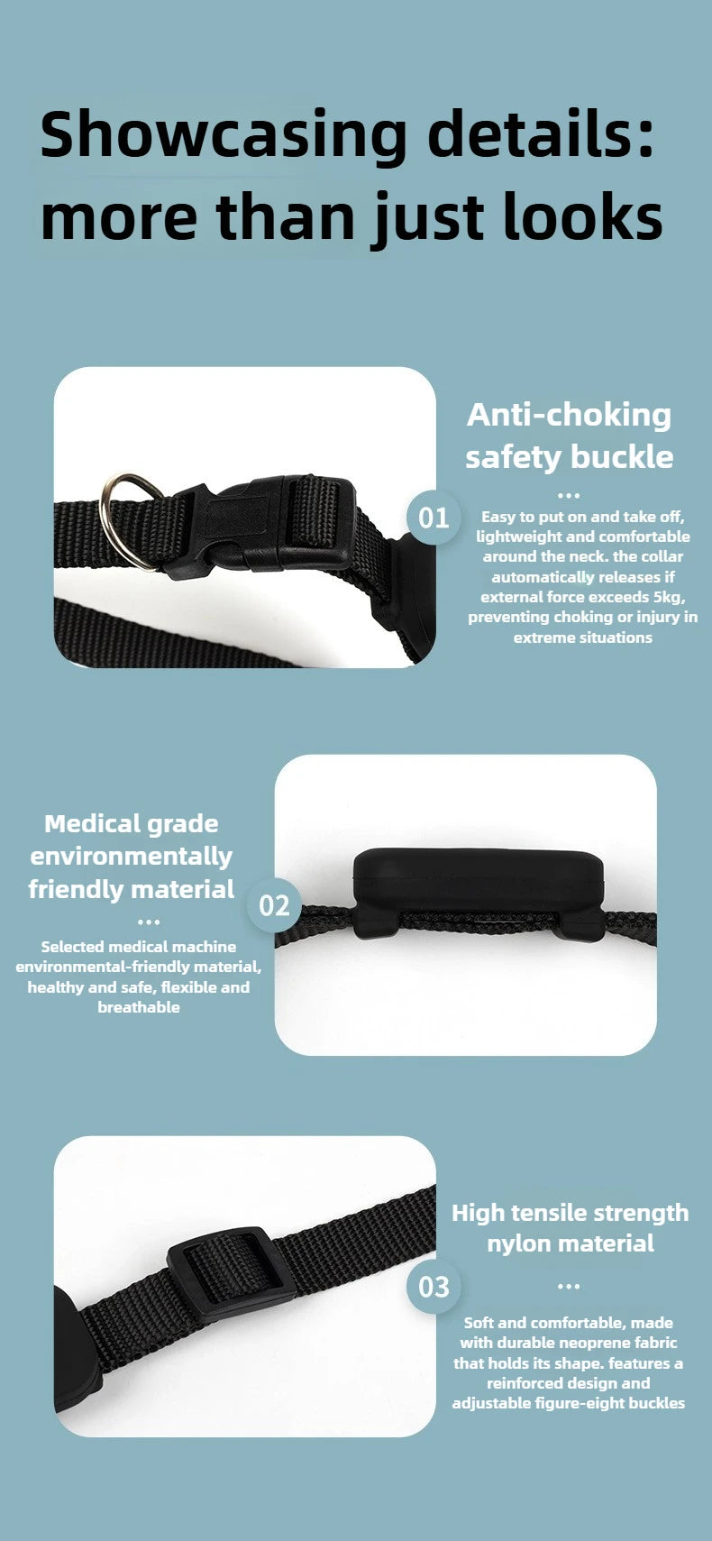Rastreador GPS para Mascotas a Distancia, Resistente al Agua, Seguimiento en Tiempo Real, Alerta de Movimiento, Collar Antipérdida para Perros y Gatos, Localizador Global para la Aplicación Apple Find