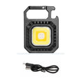 Mini Linterna LED 1500LM Recargable USB Llavero Soporte Magnético