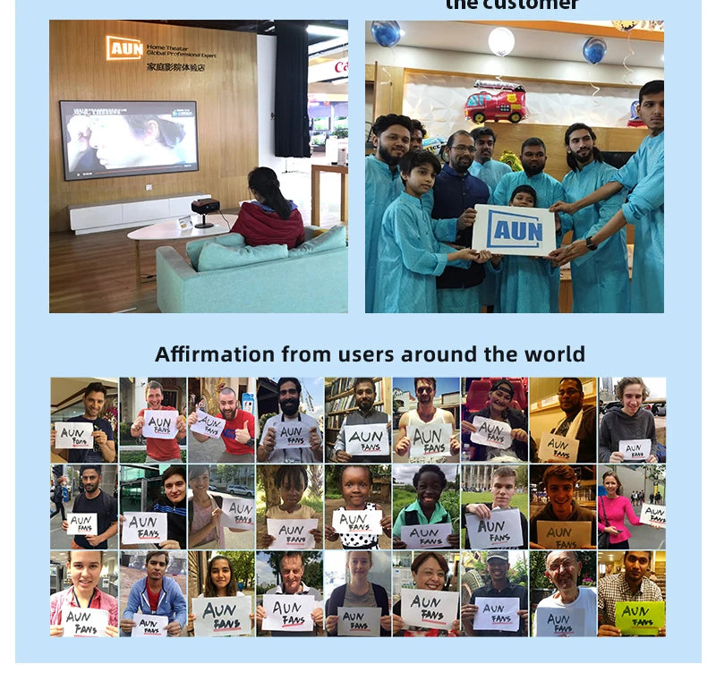 AUN A32 Pro Android 13 proyector portátil cine en casa MINI juegos para niños proyectores LED 3D WIFI para teléfono 4K Video 1080P