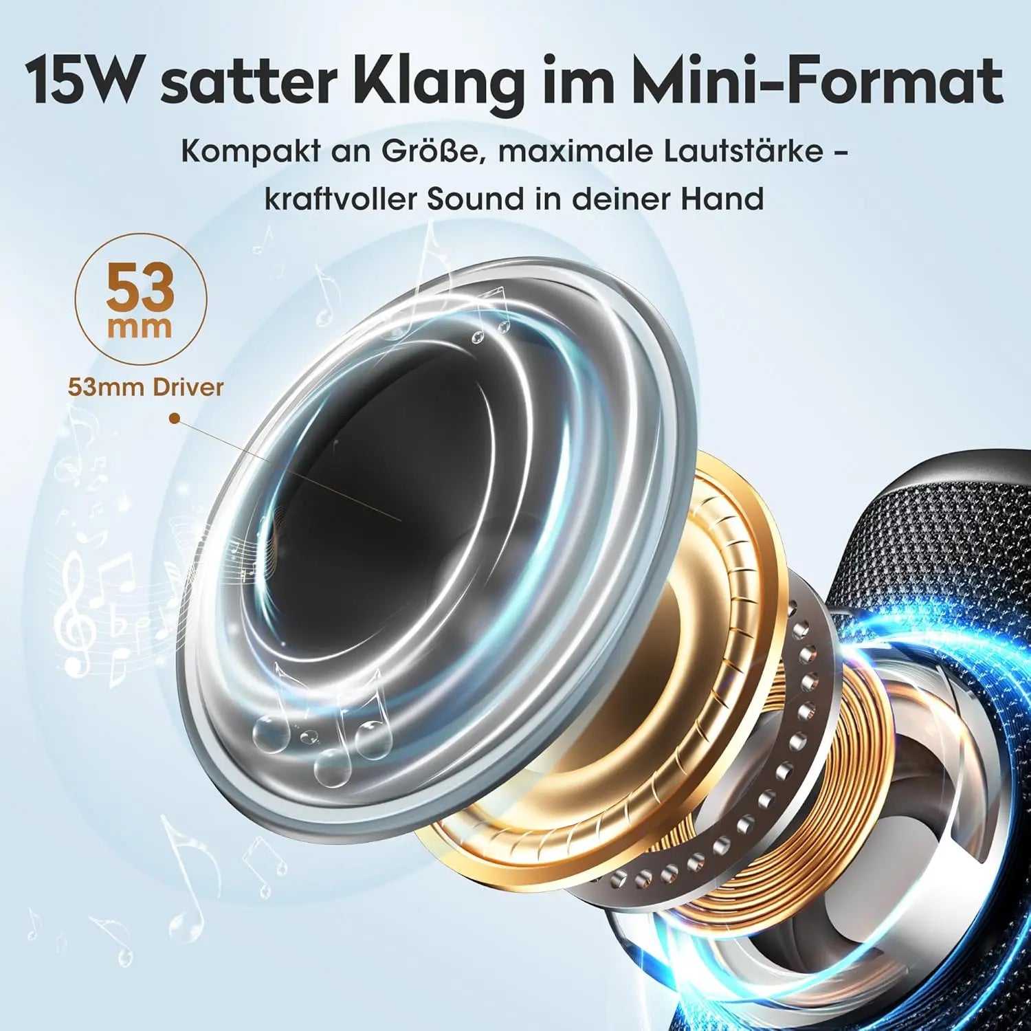OHYAO X2 Mini Altavoz Bluetooth Portátil IPX7