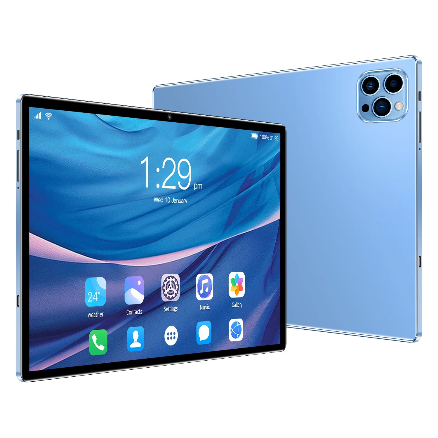 Nueva Tablet Android de 10.1 Pulgadas, Octa Core, Versión Global, 4GB RAM, 64GB ROM, Doble SIM, Pantalla HD de Google, Tablet PC Portátil