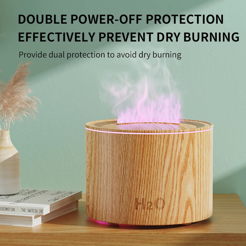 Humidificador Llama Simulada Compacto