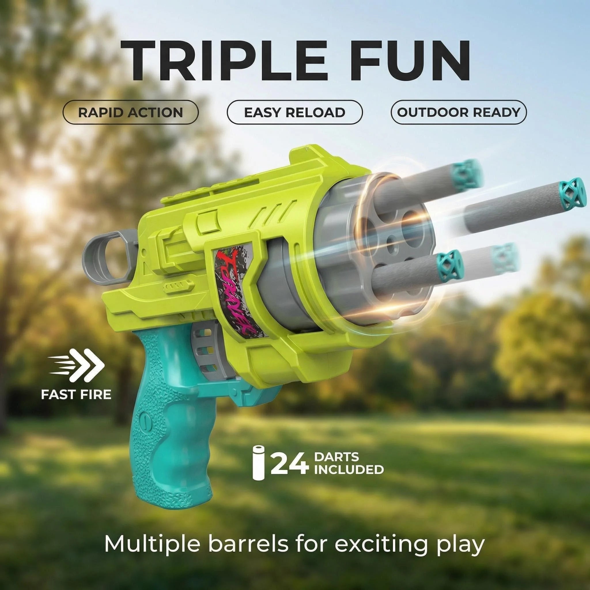 Nuevo Lanzador Manual de Dardos de Espuma para Niños, Pistola de Juguete de Combate con Munición Segura, Opciones Multicolor para Niños