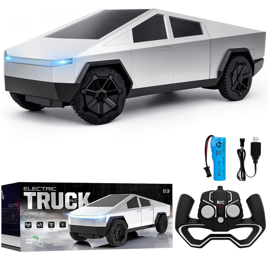 Camión RC Escala 1:24 con Luces LED 4WD Control Remoto 27MHz