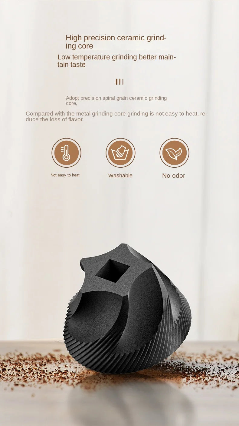 Nuevo Molinillo de café eléctrico USB portátil, 40 engranajes, molinillos recargables ajustables externos, Mini máquina de café para el hogar